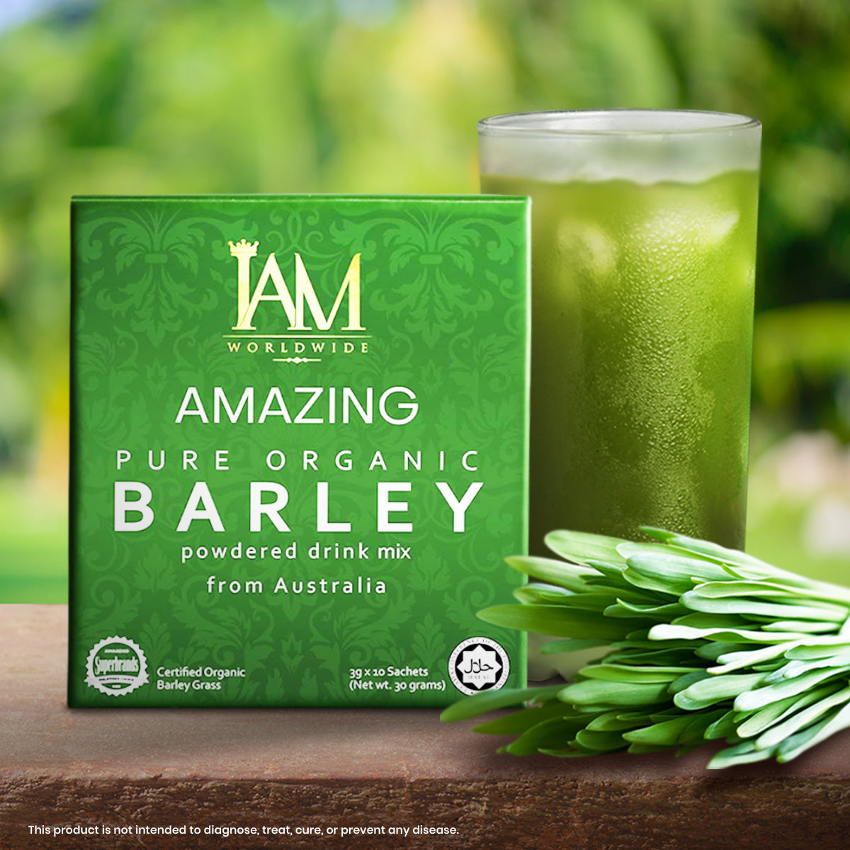 Amazing Pure Organic Barley Powdered Drink